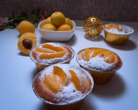 کاپ کیک زرد آلو