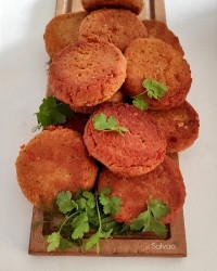 فلافل قالبی منجمد خونگی