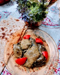 دلمه برگ موی ایرانی