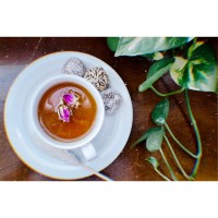 توپک خرمایی و دمنوش مخلوط