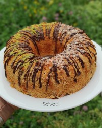 کیک نسکافه ای ساده