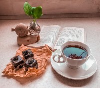 چیز کیک شکلاتی دوبل تک نفره