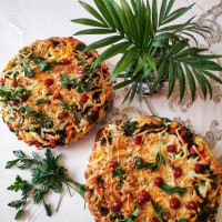 پیتزا قارچ و گوشت