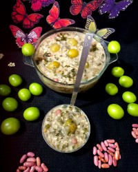 آش گوجه سبز