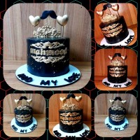 کیک مشکی مردونه