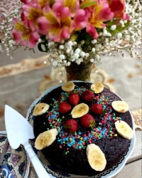 کیک خیس ترکیه ایی برای دورهمی خواهرانه جاتون خالی