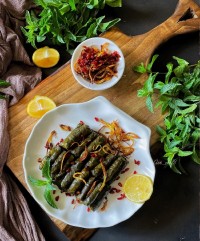 دلمه برگ موی ایرانی