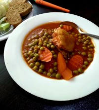 خوراک نخود سبز