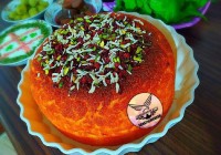 ته چین مرغ زعفرونی