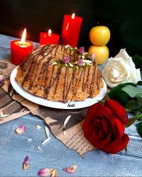 کیک سیب رنده شده