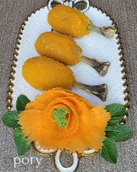 ران مرغ پنیری