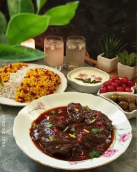 خورش مرغ ناردونی