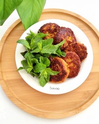 کتلت مرغ وسویا