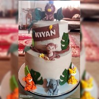 کیک حیوانات جنگل پست ویژه تولد