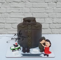 کیک سربازی عاشقانه