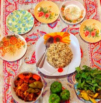 خورشت گوشت و برنج کته ای ممنونم که لایک میکنید