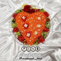 دیزاین سالاد فصل ب شکل عاشقانه معرفتی لایک کنید