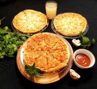 پیتزا قارچ و مرغ