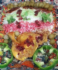 برنج و مرغ خوشمزه??