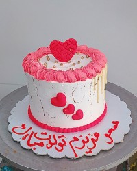 کیک تخته ای خامه ای