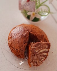 کیک زبرا شکلاتی،بانوپز