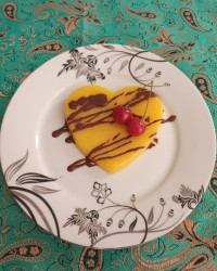 دسر زعفرانی (ورق بزنید عکس ها متفاوتند)