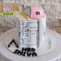 کیک مهندس عمران