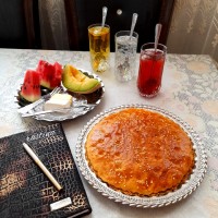 شربت چای ترش نان عصرانه