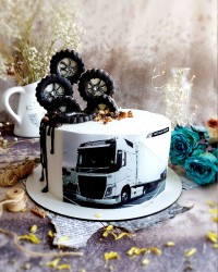 کیک شیفون خامه ی