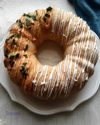 پیراشکی گوشت اما شبیه کیک گوشت..