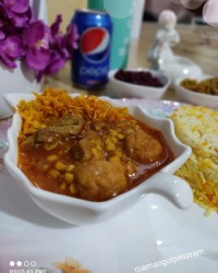 خورشت آلو هویج❤❤