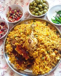 پلو مخلوط مامان بزرگا