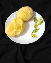 حکاکی روی سیب زمینی