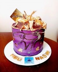 کیک بنفش دخترونه