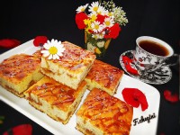 کیک اسلایسی سیب و دارچین ..