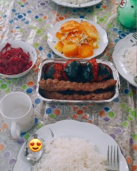 چلو کباب کوبیده