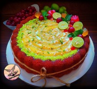 کیک لیمو با سس لیمو نگم از بافت محشرررش وطعم بی نظیررررش