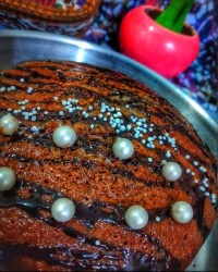 کیک ساده،با آرد نانوایی