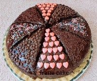 کیک خیس شکلاتی سفارشی