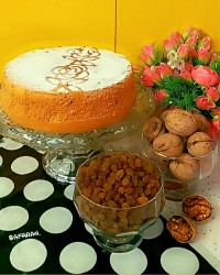 کیک کشمشی گردویی
