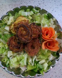 رول مرغ و کدو