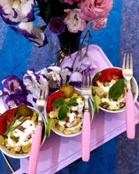 یه غذای فوری وخوشمزه سالاد مرغ مخصوص بچه های گلم