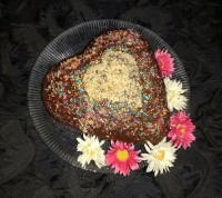 کیک زبراباروکش کاکائو