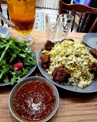 باقالی پلو با گوشت فیله راسته بره❤