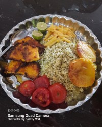 پلو شوید و ماهی