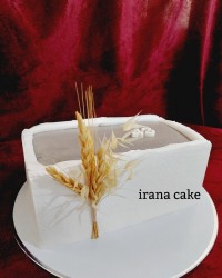 کیک سفارشی ساده و مینیمال