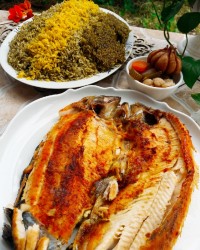 شوید پلو با ماهی قرار_معنوی
