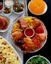 خورش مرغ مجلسی متفاوت