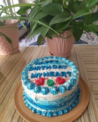 کیک تولد شوهرجان بمانی برام عشقم