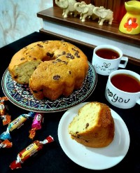 کیک کشمشی گردویی